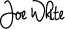 Joe White signature